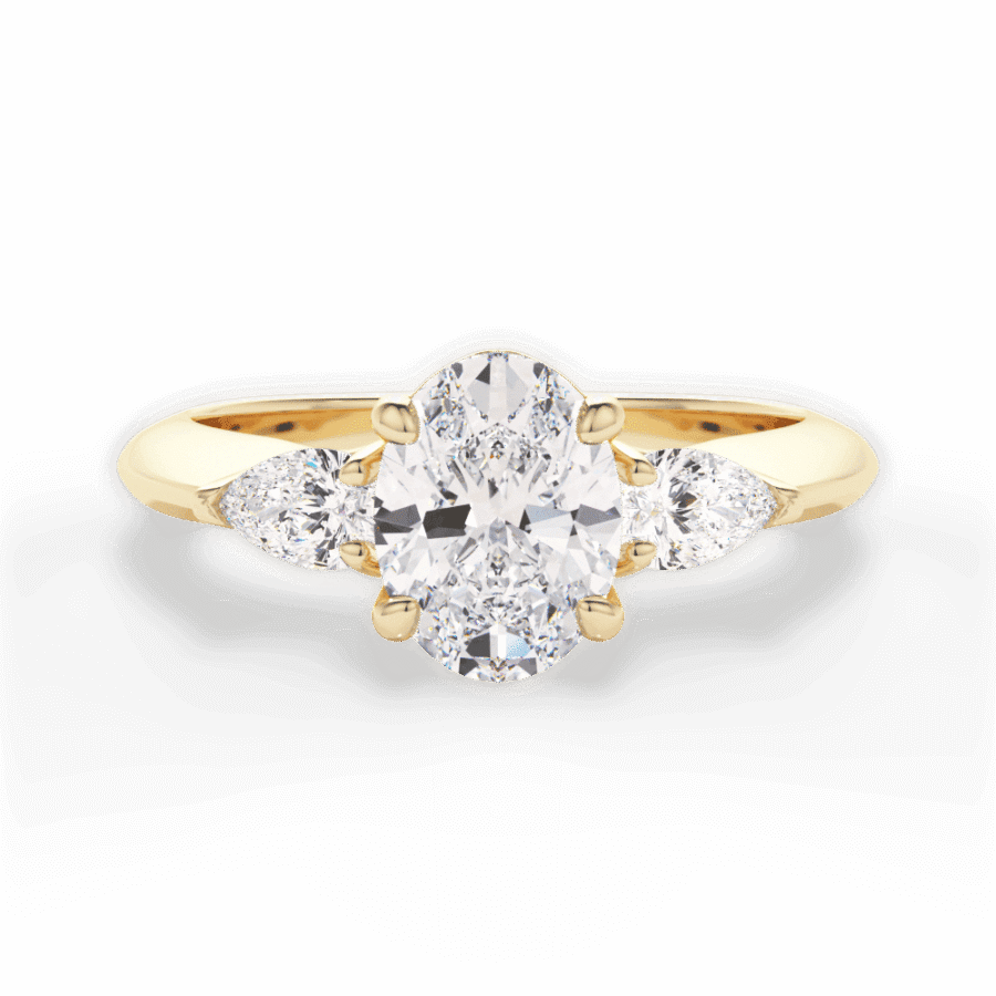 Three stone Engagement Ring