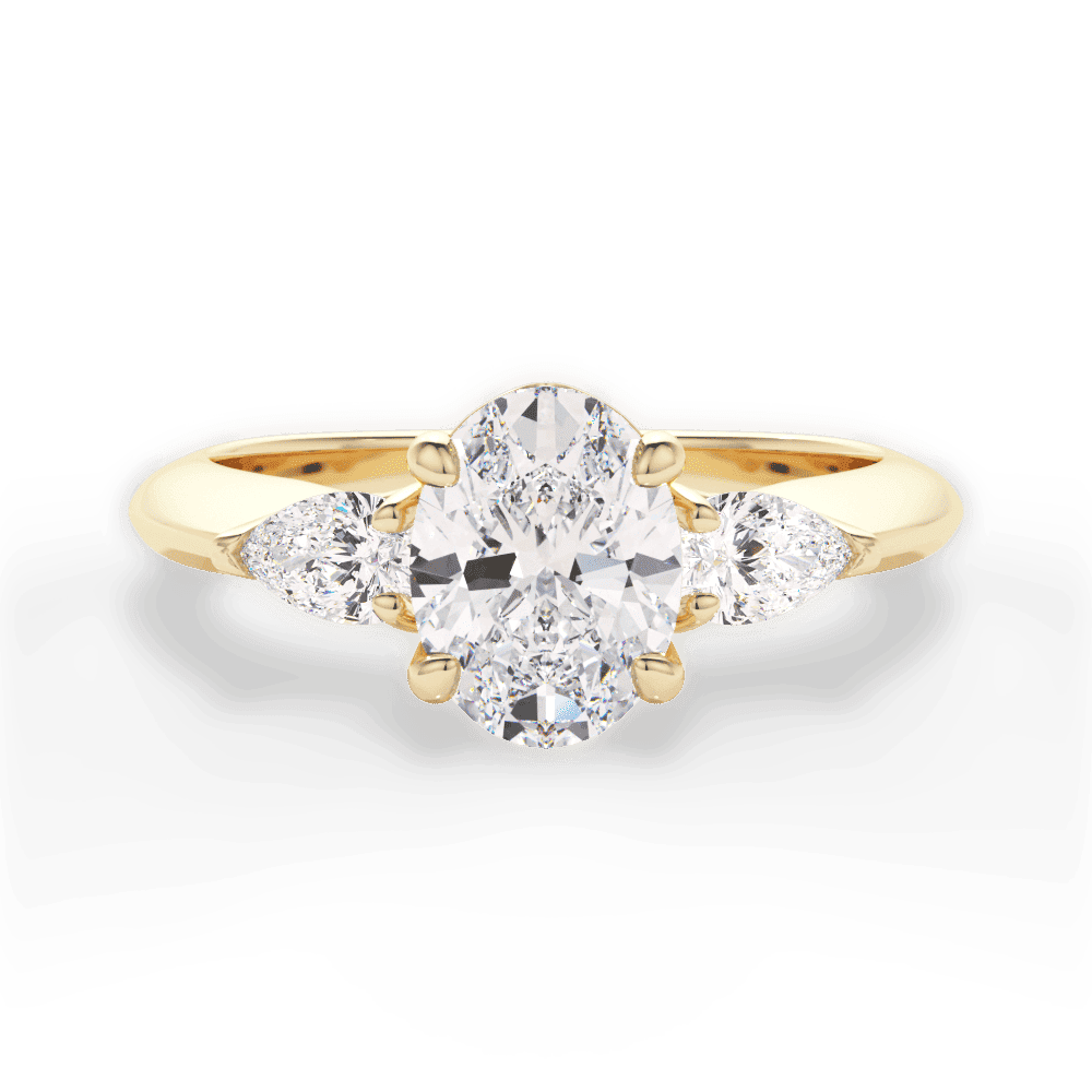 Three stone Engagement Ring