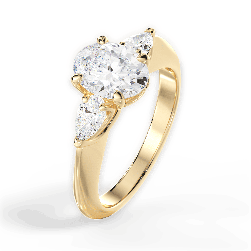 Three stone Engagement Ring - Image 3